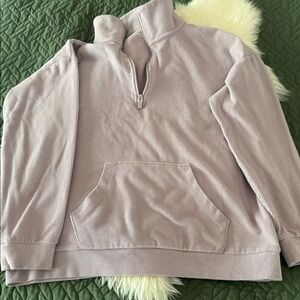 Marc New York Gray Quarter-Zip Pullover